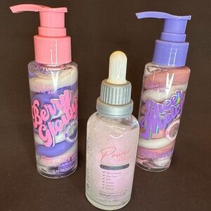 🎄🎁 Power Serum Face & Body Care Trio With Vitamin C & Tea Tree Oil Gift Set